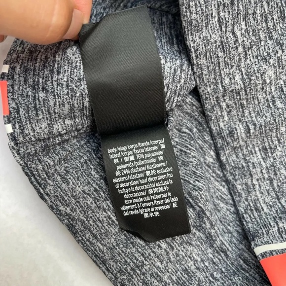 VS Pink Ultimate Strappy Sports Bra Marled Gray M - Picture 5 of 6